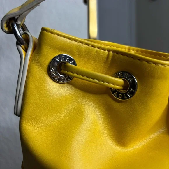 Vera Bradley Bright Yellow Poly Bucket Crossbody Bag - Picture 6 of 9